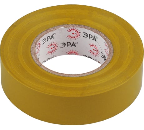 ПВХ-изолента ЭРА 19мм x 20м, желтая C0036543