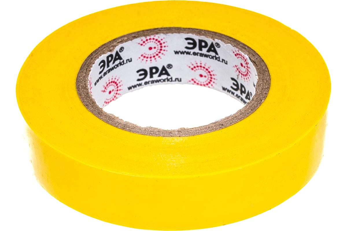 ПВХ-изолента ЭРА 15мм x 20м, желтая C0036547 - выгодная цена, отзывы ...