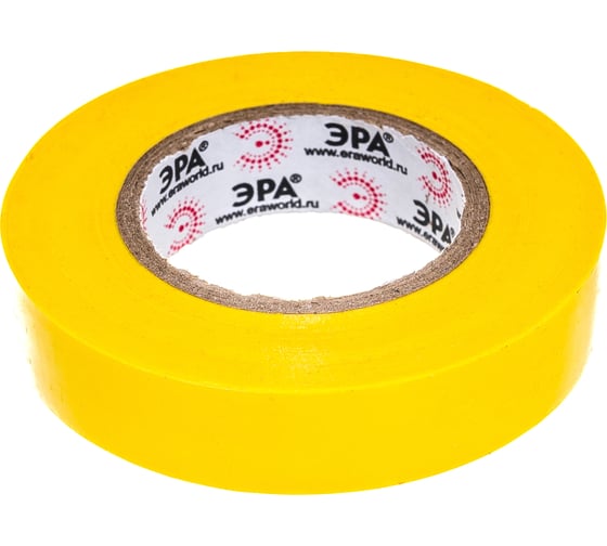 ПВХ-изолента ЭРА 15мм x 20м, желтая C0036547
