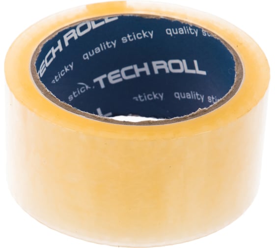 Клейкая лента TECHROLL 48 мм х 60 м, 45 мкм, прозрачный И Ш 049153281014