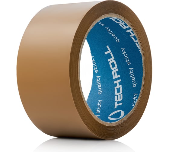 Клейкая лента TECHROLL 48 мм х 66 м, 40 мкм, коричневый И Ш 439101281114