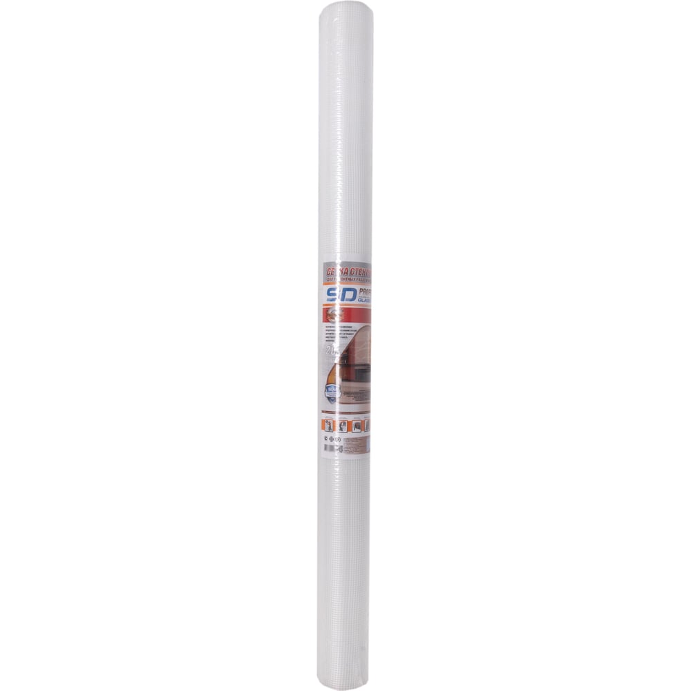 Стеклотканевая сетка SDM SD-GLASS Professional малярная 2х2мм, 1м х 20м ...