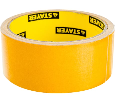 Двусторонняя клейкая лента STAYER PROFI 38 мм х 10 м 1221-38-10