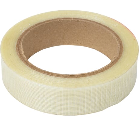 Липкая лента на основе плёнки ПЭТ SV Tapes PET X R 90, 25 мм, 25 м, армированная стеклосеткой PETXR900125.25