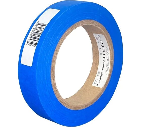 Малярная лента SV Tapes KTRV3001 KT RV3, blue 25 мм, 40 м, цвет синий, акрил KTRV300125.40