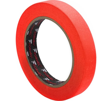 Маскировочная лента FORMEL RED Красная 90, 18 мм, 40 м FR_RED_4018
