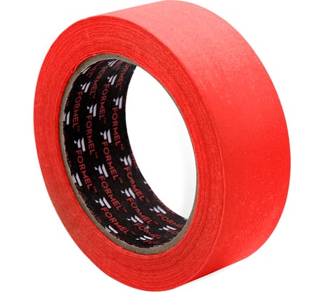 Маскировочная лента FORMEL RED красная 90, 36 мм, 40 м FR_RED_4036