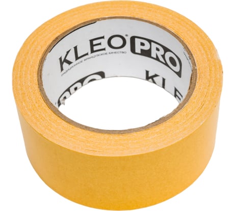 Двусторонняя клейкая, клеящая лента KLEO 48мм х 25м PRO К2-СЛ-3221