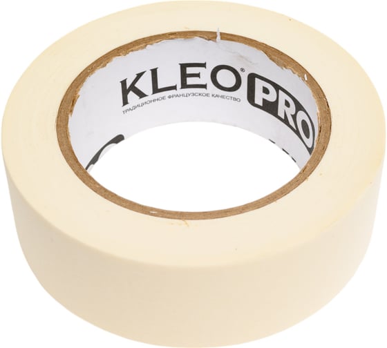 Клейкая, клеящая малярная креппированная лента KLEO 38мм х 50м PRO К2-СЛ-2311