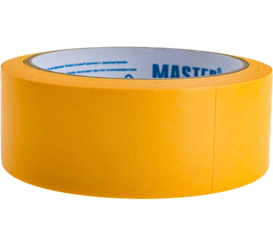 Малярная лента MASTER COLOR золотистая, рисовая бумага, термостойк. до 100C, 36 мм х 25 м 30-6123
