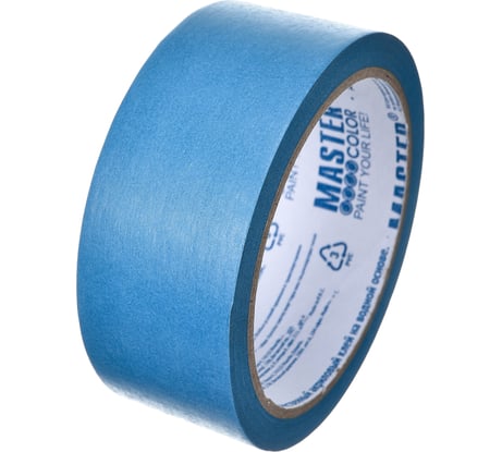 Малярная бумажная лента для деликатных поверхностей MASTER COLOR 38 мм х 25 м 30-6133