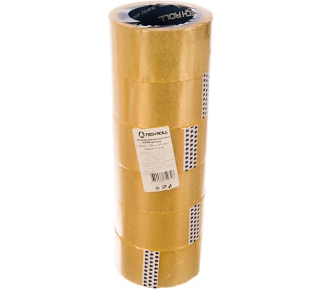 Клейкая лента TECHROLL 48мм x 60м x 45мкм прозрачный 6 шт. СП_049153281014