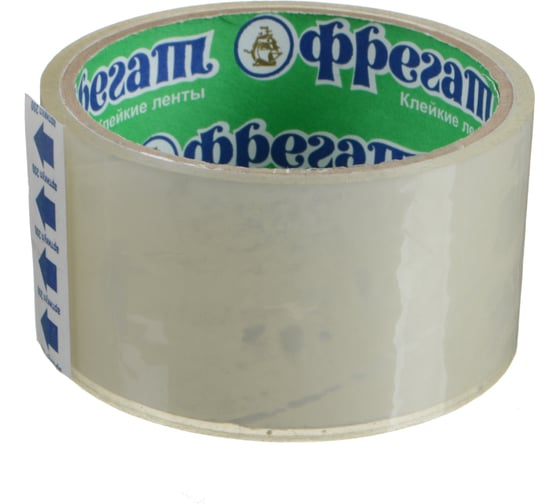 Клейкая лента Фрегат прозрачная, 48 ммх24 м, 45 мкм С482445