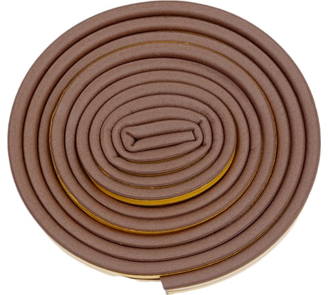 Самоклеящийся уплотнитель ULTIMA D-профиль, 6 м, коричневый ULTDВ00620