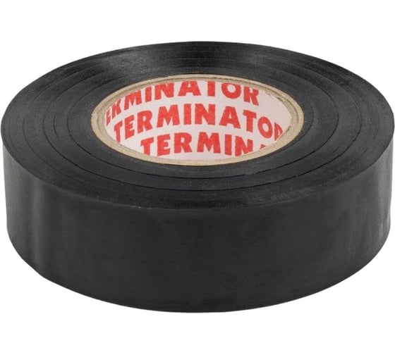 Изолента Terminator Iz 1920s ПВХ, черная, автомобильная, 0.13 мм, 19 мм, 20 м 2000251