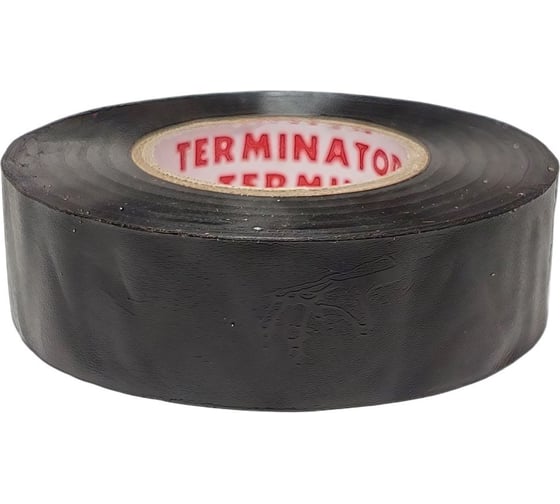 Изолента Terminator Iz 1920s ПВХ, черная, автомобильная, 0.13 мм, 19 мм, 20 м 2000251