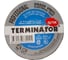 Изолента Terminator Iu1k черная, ПВХ, огнеупорная, всепогодная, 0.18 мм, 19 мм, 20 м 2000325 1