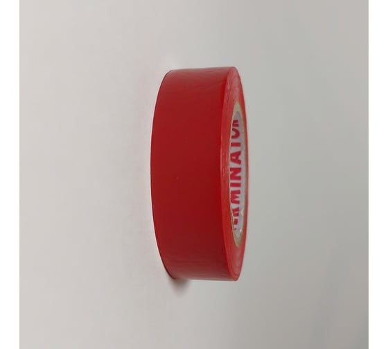 Изолента Terminator Iz 1510r красная, ПВХ, 0.13 мм, 15 мм, 10 м 2000424