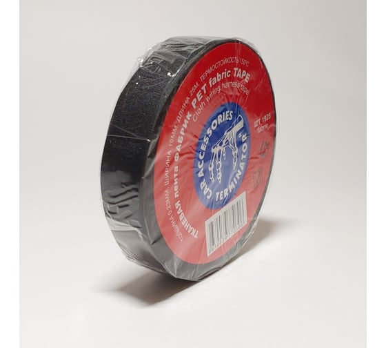 Тканевая подкапотная изолента Terminator Izt 1925 fabric, 19мм х 25м, толщина 0,25мм 2000832