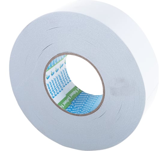 Бумажная двусторонняя лента FOLSEN 60 мм x 100 м Tissue 0333810060