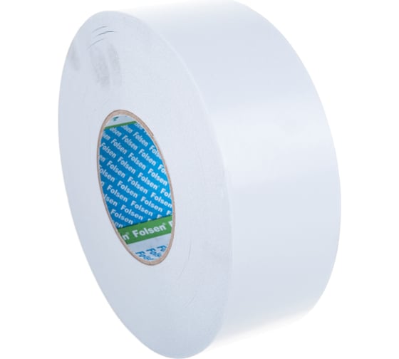 Бумажная двусторонняя лента FOLSEN 60 мм x 100 м Tissue 0333810060