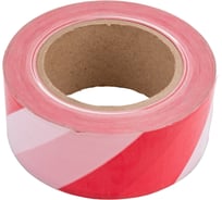 Сигнальная лента SDM бело-красная 50 ммх150 м 0415