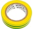 Изоляционная лента STEKKER 0,13x15 мм, 10 м, желто-зеленая, INTP01315-10 32827 6