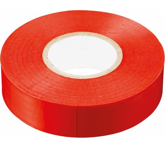 Изоляционная лента STEKKER 0,13x19 мм, 20 м, красная, INTP01319-20 32838