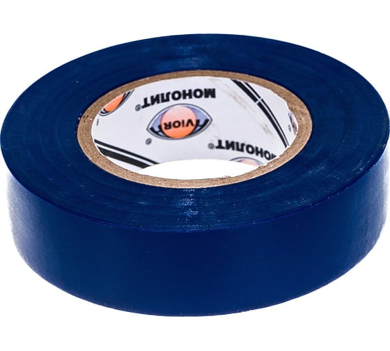 Изолента AVIORA 19мм х 20м синяя МОНОЛИТ 305-051