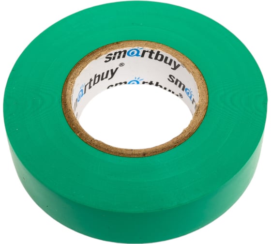 Изолента Smartbuy 0.18х19 мм, 20 метров, зеленая SBE-IT-19-20-g