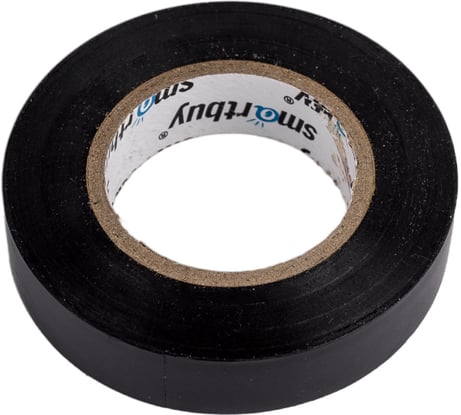Изолента Smartbuy 0.13х15 мм, 20 метров, черная SBE-IT-15-20-b