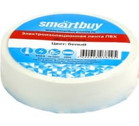 Изолента Smartbuy 0.13х15 мм, 10 метров, белая SBE-IT-15-10-w