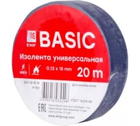 Изолента EKF класс В общ. примен. 0,13х15мм 20м. синяя plc-iz-b-s