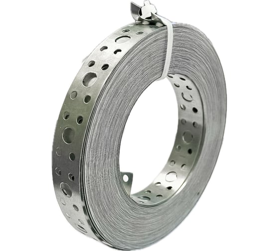 Перфорированная монтажная лента BILTI 20x0,4 мм, 10 м.п., 3 шт. Б-ПМЛ-200.4/10-Х274