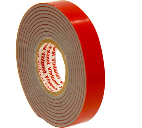 Монтажная клейкая двусторонняя лента Vintanet 3535, низкотемпературная, 12 мм х 1,5 м 12MMX1,5M