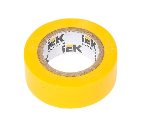 Изолента IEK Mixtape 7 0.15x15 мм, желтая, 5 м EX-IZ10-C15-15-05-K05