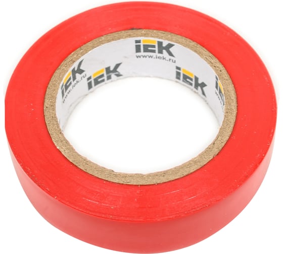 Изолента IEK Mixtape 7 0.15x15 мм, красная, 10 м EX-IZ10-C15-15-10-K04 1