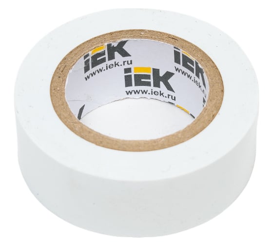 Изолента IEK Mixtape 7 0.15x15 мм, белая, 5 м EX-IZ10-C15-15-05-K01