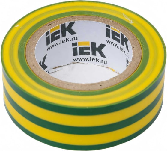 Изолента IEK Mixtape 7 0.15x15 мм, желто-зеленая, 5 м EX-IZ10-C15-15-05-K52