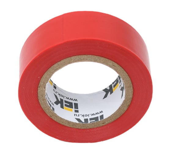 Изолента IEK Mixtape 7 0.15x15 мм, красная, 5 м EX-IZ10-C15-15-05-K04