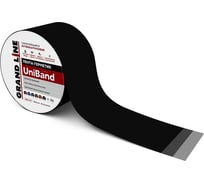 Герметизирующая лента Grand Line Uniband самоклеящаяся, ral9005, черный, 10 м, 15 см 547379