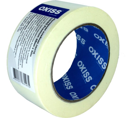 Малярная клейкая лента Oxiss Premium 48мм х 50м 4640277633639