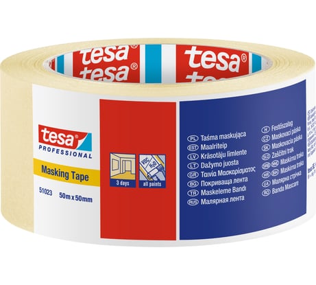 Малярная бумажная лента Tesa 50м x 50 мм 51023-00004-00