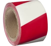 Оградительная лента ООО Комус красно-белая, 75 мм, 100 м 521920