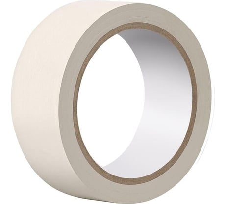 Малярная клейкая лента ООО Комус 38 мм, 25 м, белая 1798972