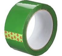 Клейкая лента ООО Комус 48 мм, 66 м, 45 мкм, зеленый, 6 шт. в упаковке 1747005