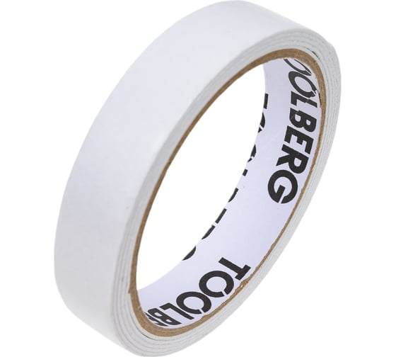 Двусторонняя лента на вспен.основе TOOLBERG 2005012, 19 мм х 1,5 м 90003726825