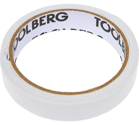 Двусторонняя лента на вспен.основе TOOLBERG 2005012, 19 мм х 1,5 м 90003726825