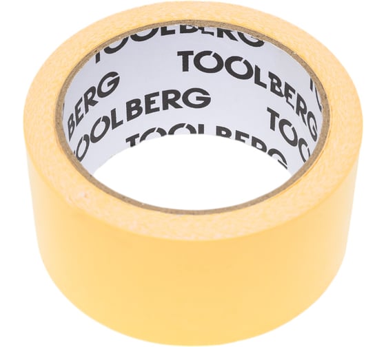 Двусторонняя клейкая лента TOOLBERG 2002010 на ткан. 50 мм х 10 м 90003726818