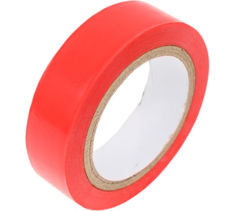 Изолента ПВХ TOOLBERG 2007011, 15 мм х 10 м, красный 90002511024